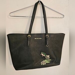 Michael Kors Laptop Bag with Embroidered Design